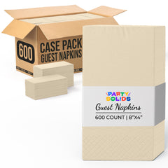 Ivory Guest Towel Napkins | 600 Count