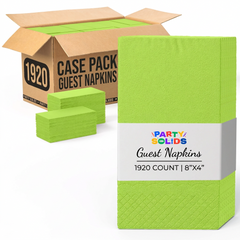 Lime Green Guest Towel Napkins | 600 Count