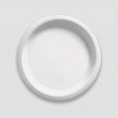 Classic White 6.75" Round Paper Plates - 16 Count