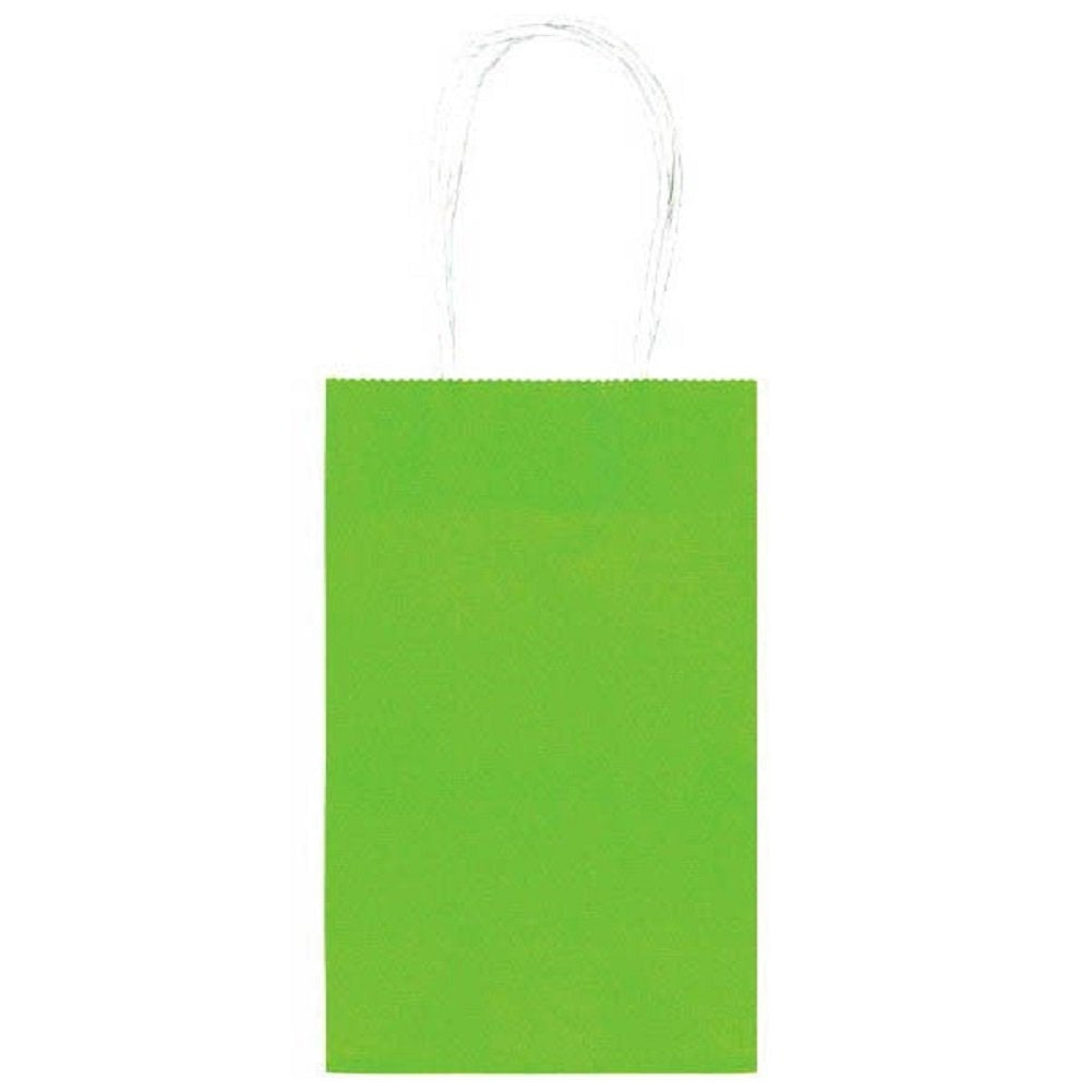 Urban Air - Kiwi Green Kraft Paper Gift Bags - Value Pack of 10