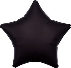 Luxurious Satin Black Mylar Balloon - 18 Inch