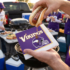 Minnesota Vikings NFL Lunch Napkins - 6.5 In. x 6.5 In.