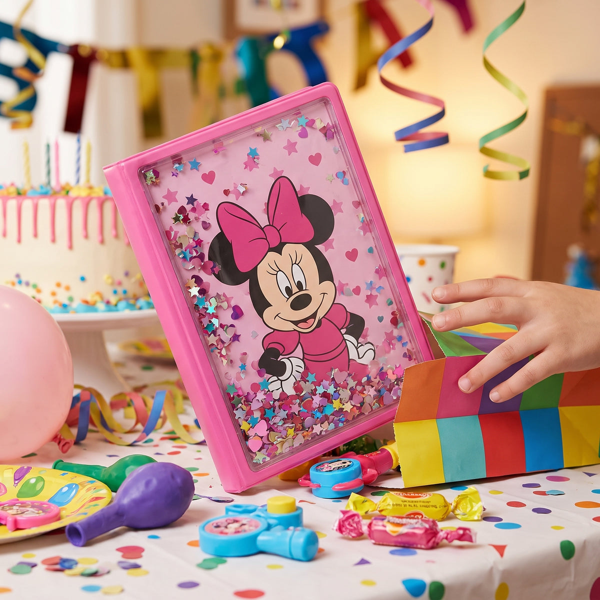 Minnie Mouse Shaker Notebook Party Favors