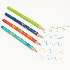 Dinosaur Multicolour Pencil Favours - 8 Pack