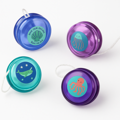 Under the Sea Translucent Yo-Yo Party Favors ‚Äì 16 Pack