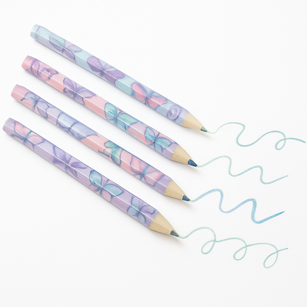 Multicolor Flutter Butterfly Pencils - 4 Pack