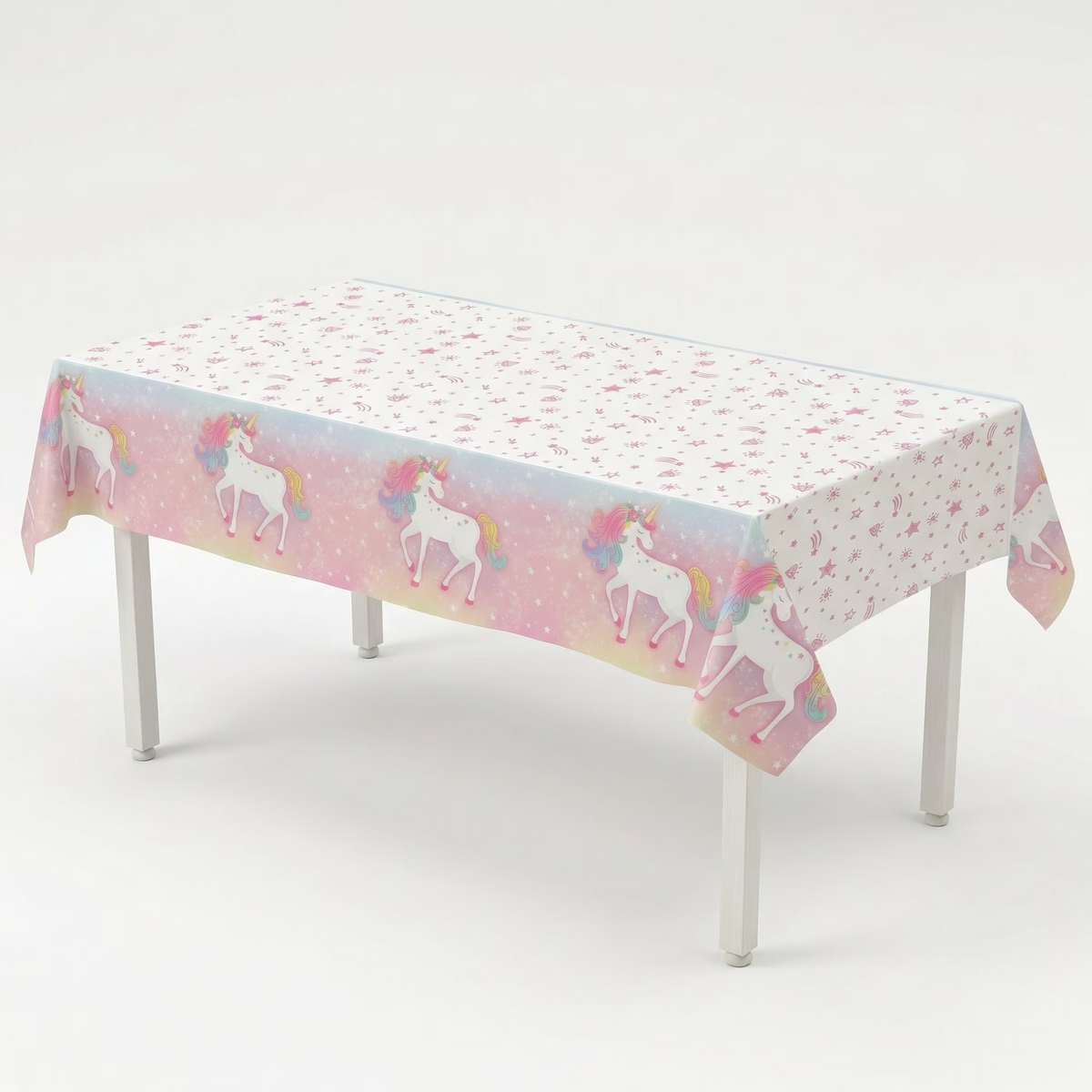 Enchanting Unicorn Plastic Table Cover