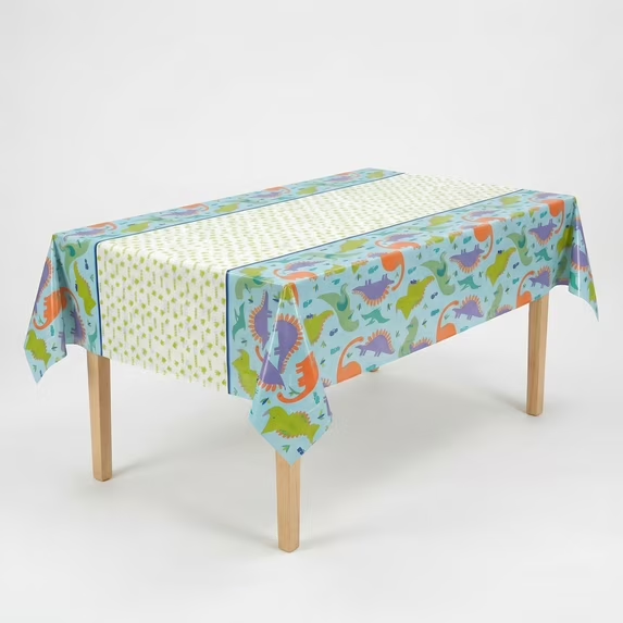 Dino Party Plastic Table Cover