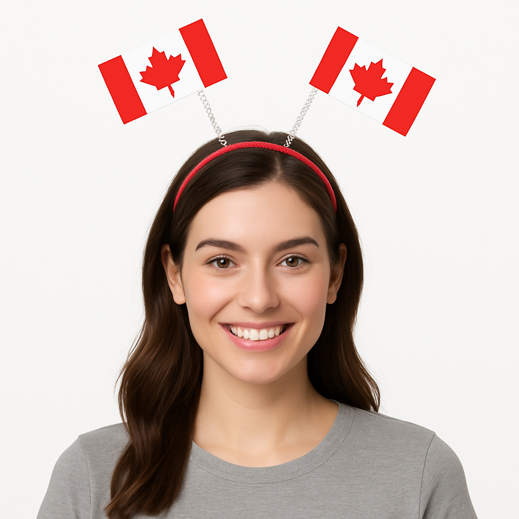 Canada Day Flag Headband ‚Äì Patriotic Accessory