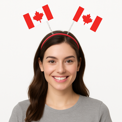 Canada Day Flag Headband ‚Äì Patriotic Accessory
