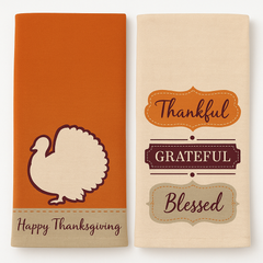 Thanksgiving Dish Towel Set - 2 Pack