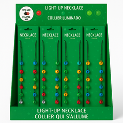 Christmas Light-Up Jingle Bell Necklace