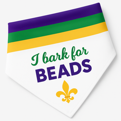 Mardi Gras Pet Bandana - Masquerade Costume Accessory