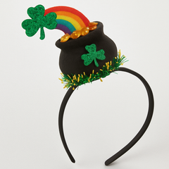 St. Patrick's Day Pot of Gold Rainbow Headband