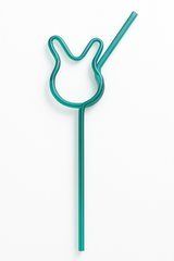 Easter Bunny Fun Blue & Black Straws