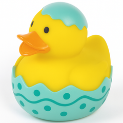 Easter Eggshell Rubber Duck