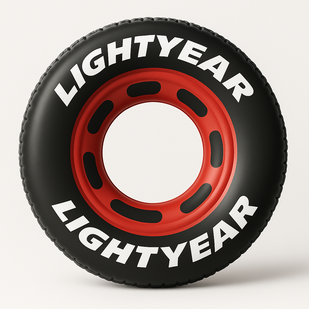 Disney Cars 3 "Lightyear" Inflatable Tire for Kids' Birthday Parties
