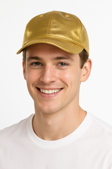 Gold Baseball Cap - Perfect for Team Spirit & Everyday Style