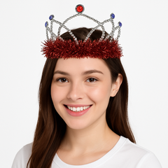 Patriotic Red, White & Blue Team Spirit Tiara