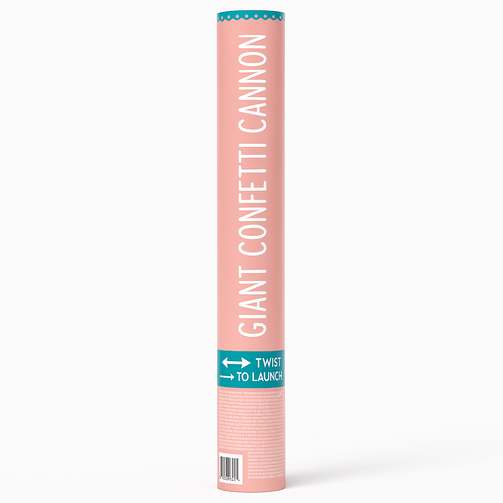 Happy Cake Day Giant Confetti Cannon - 24-inch