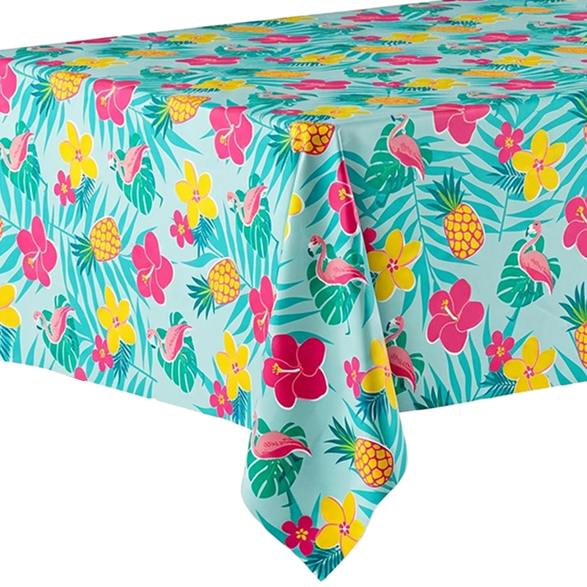 6 Pack Summer Luau Table Cover | 54 in. x 108 in.