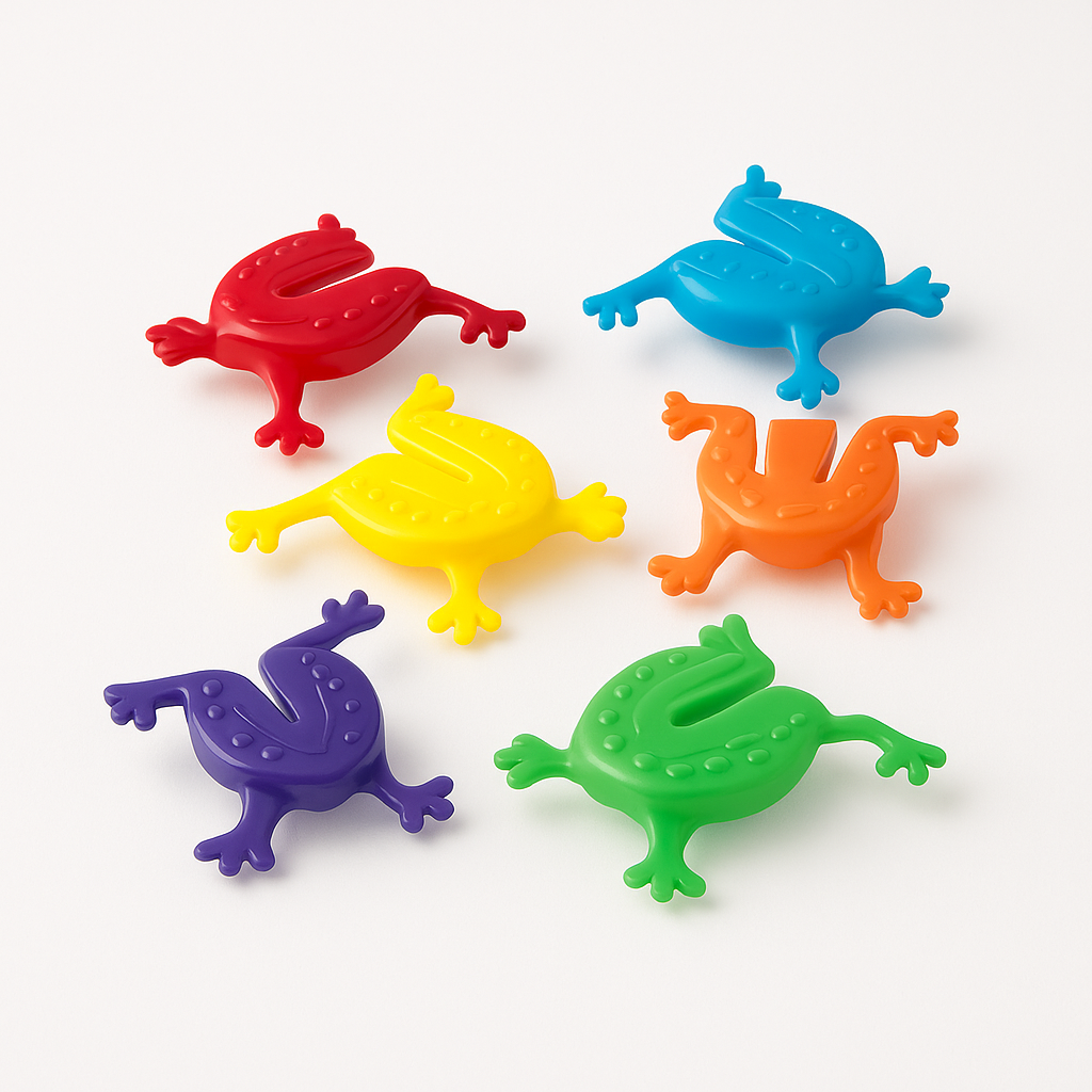 Colorful Jumping Frog Party Favors - High Count Set