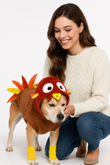 Thanksgiving Turkey Costume for Pets - Medium