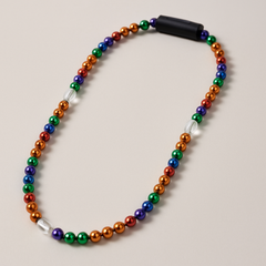 Festive Green Light-Up Necklace