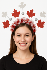 Canada Day Deluxe Tinsel Headband