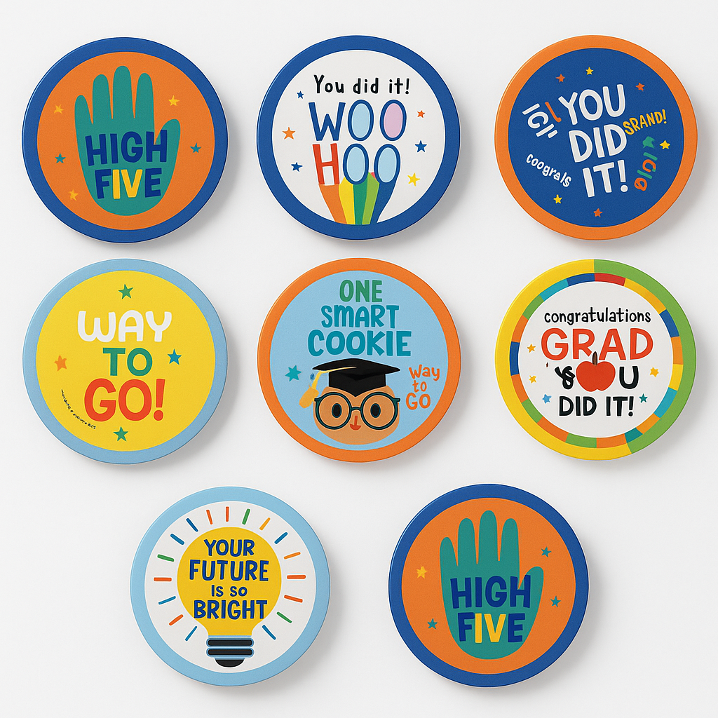 Graduation Celebration Fun Button Multi-Pack