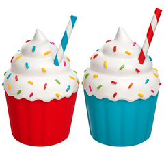 Fun Cupcake-Shaped Cups for Kids' Birthdays