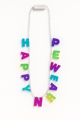 Starlight "Happy New Year" Colorful LED Light-Up Necklace