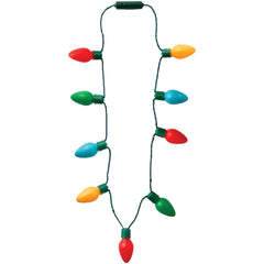 Festive LED Christmas Light-Up Necklace