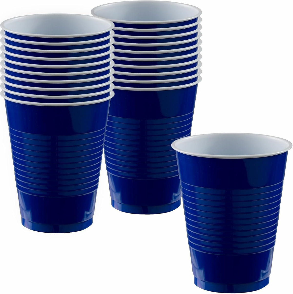 Royal Blue Plastic Party Cups - 18 Oz. | 20 Count