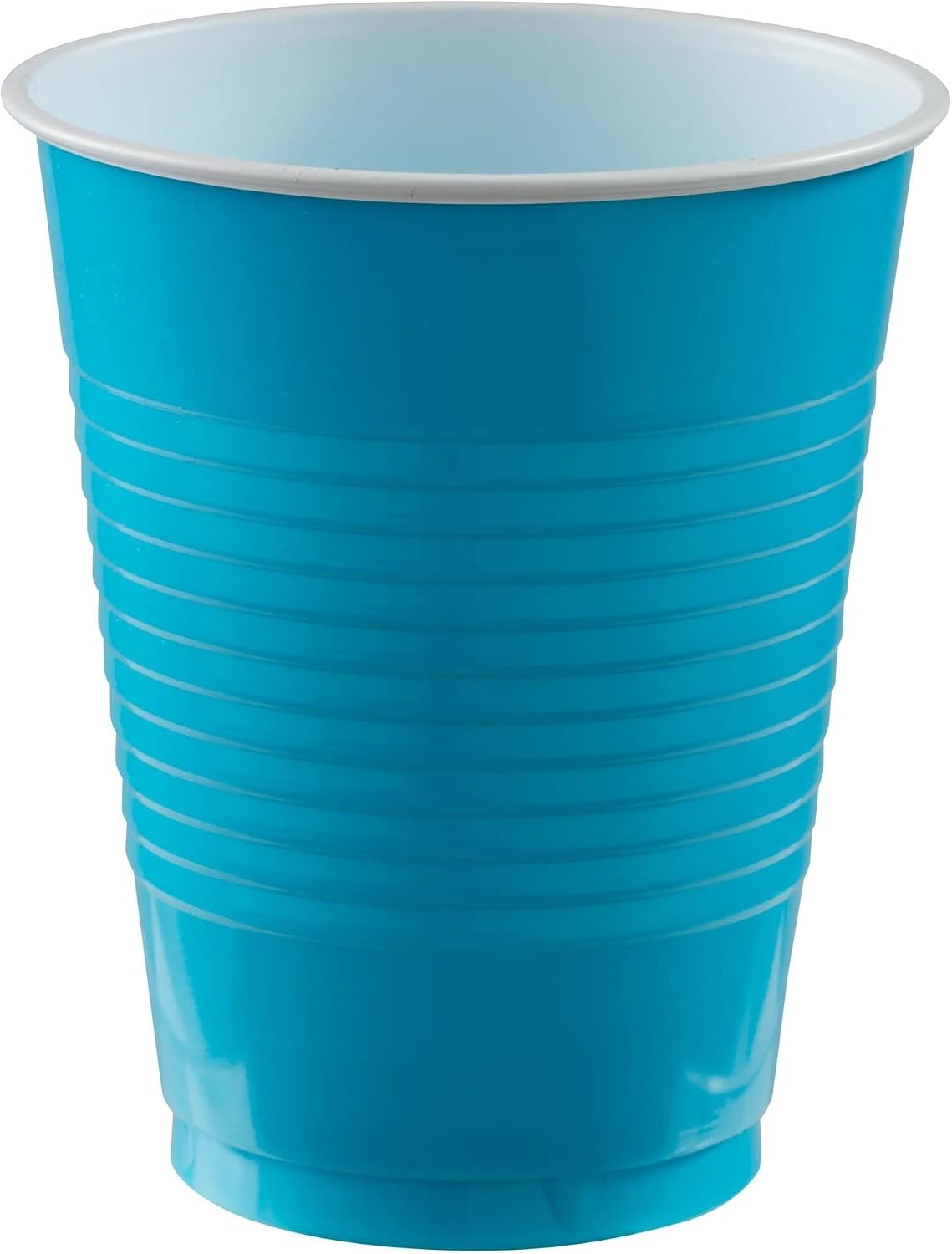 Caribbean Blue 18oz Plastic Tumbler Cups - Set of Solid Colors