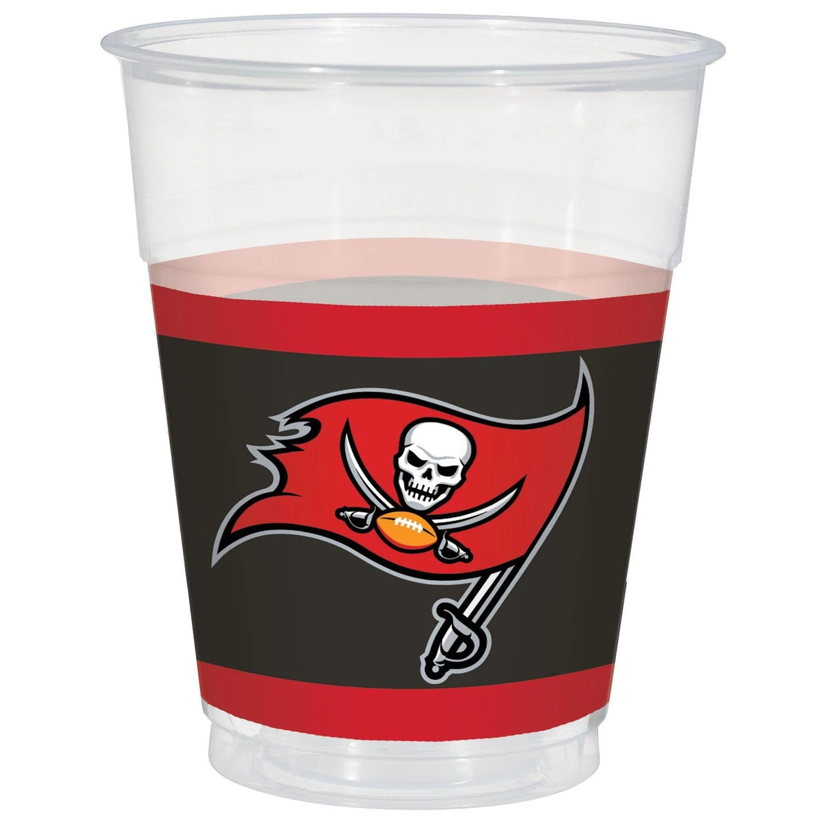 Tampa Bay Buccaneers 16oz Plastic Cups - 25 Pack