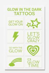 Glow In The Dark Tattoo Party Pack - 16 Count