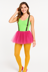 Black Footless Tights for Adults - Versatile Costume and Team Spirit Accessory