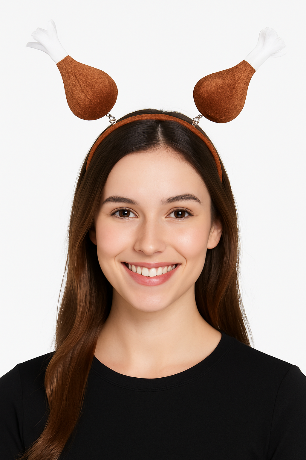 Turkey Leg Head Bopper Headband - Fun Thanksgiving Wearable