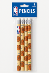 NBA Basketball Themed Pencils