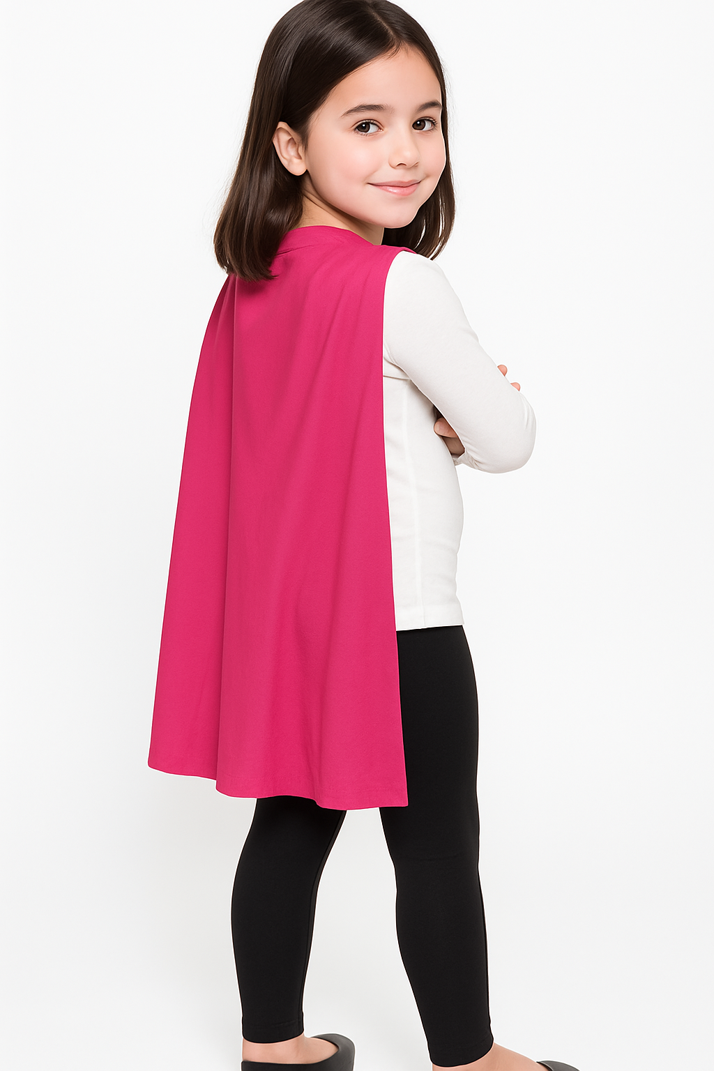 Bright Pink Superhero Cape Costume Accessory