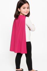 Bright Pink Superhero Cape Costume Accessory