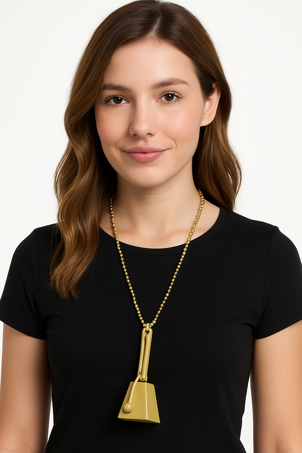 Gold Clacker Necklace - Team Spirit Noisemaker