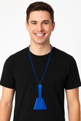 Royal Blue Clacker Necklace ‚Äì Team Spirit Noisemaker