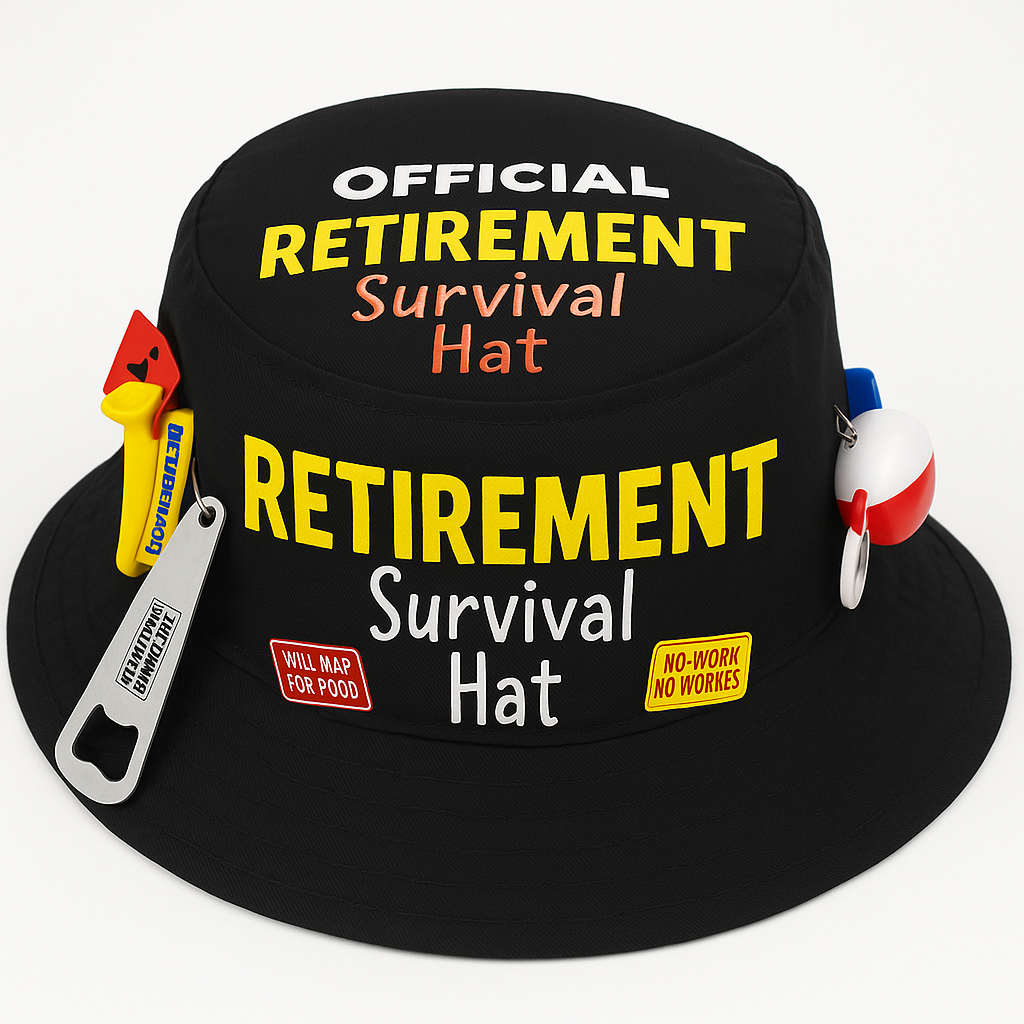 Official Retirement Survival Bucket Hat