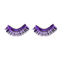 Self-Adhesive Purple Tinsel False Eyelashes