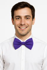 Dapper Purple Bow Tie - Perfect for Team Spirit & Costumes