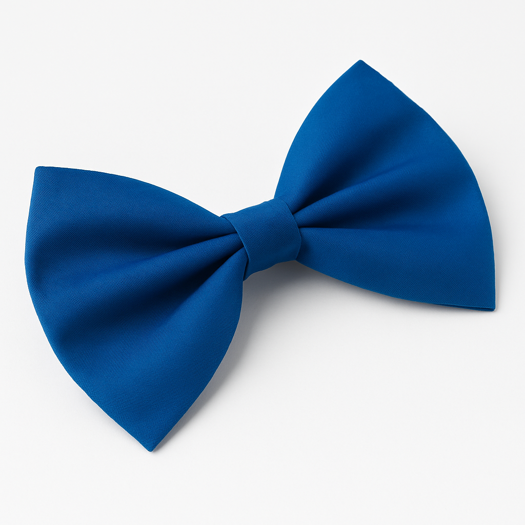 Royal Blue Bow Tie ‚Äì Elegant Costume Accessory