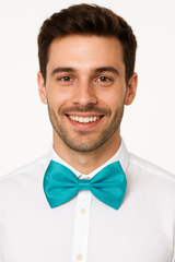 Turquoise Bow Tie ‚Äì Perfect for Team Spirit & Costumes