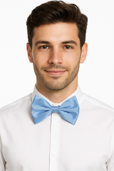 Light Blue Bow Tie Costume Accessory
